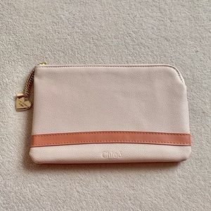 Chloe “Love Story” zip around clutch